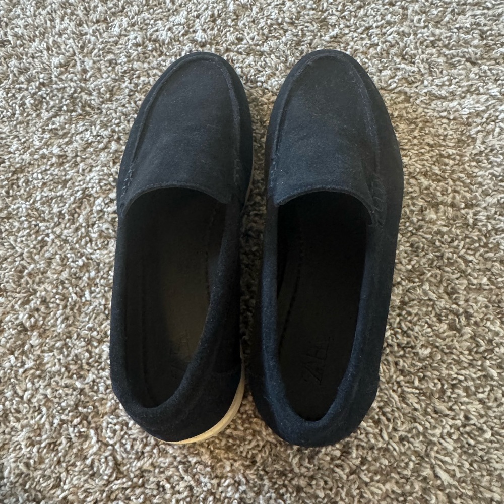 Zara Black Loafers for Men